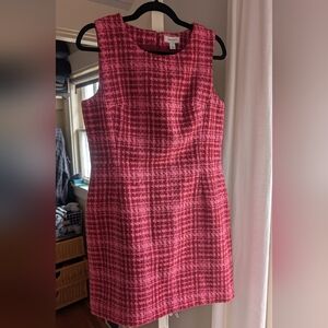On 34th Pink plaid dress, size 8